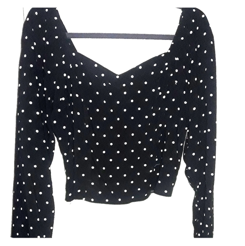 XL Ladies Polka Dot Shirt  ~New~